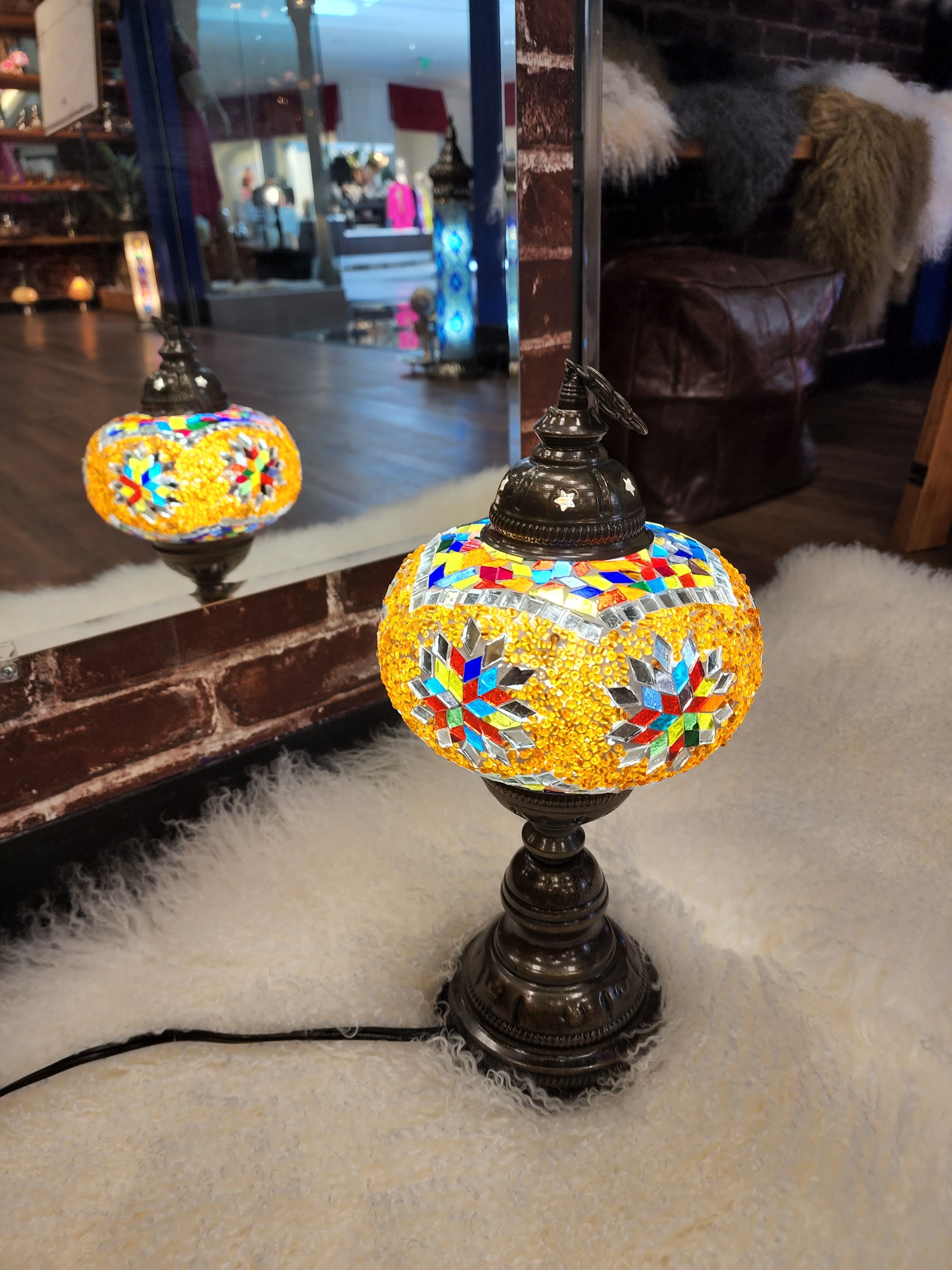 Mosaic Turkish Lamp