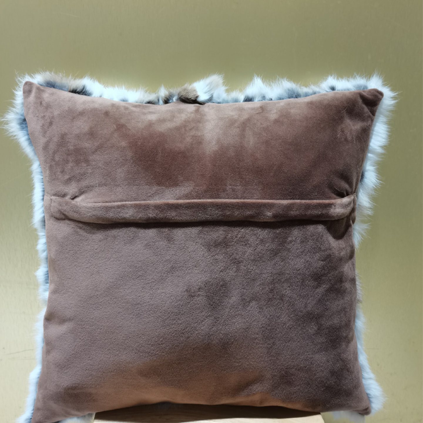 Rabbit Fur Cushion