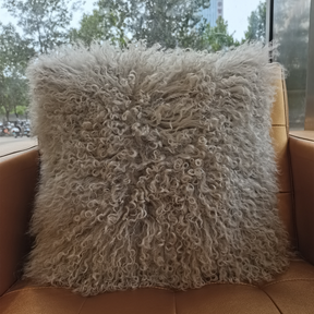 Mongolia Lamb Fur Cushion