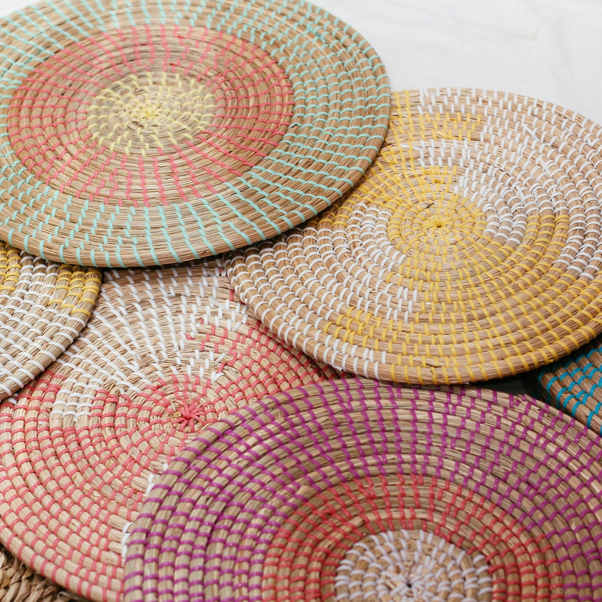 Seagrass weaving handmade Placemat SM
