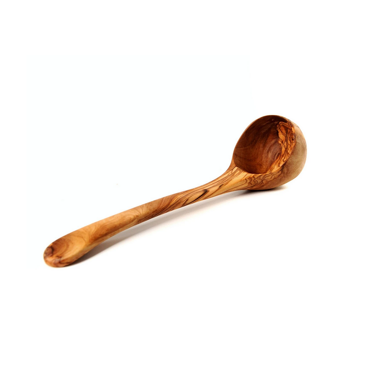 Olive wood soup spoon Lg