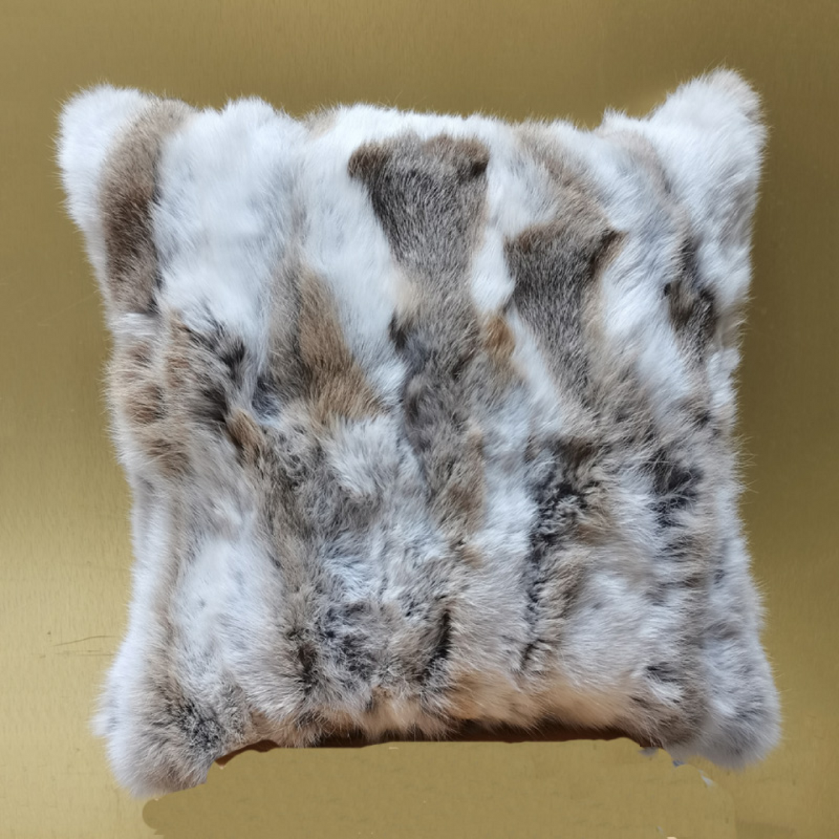 Rabbit Fur Cushion