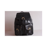 Camel Leather Backpack