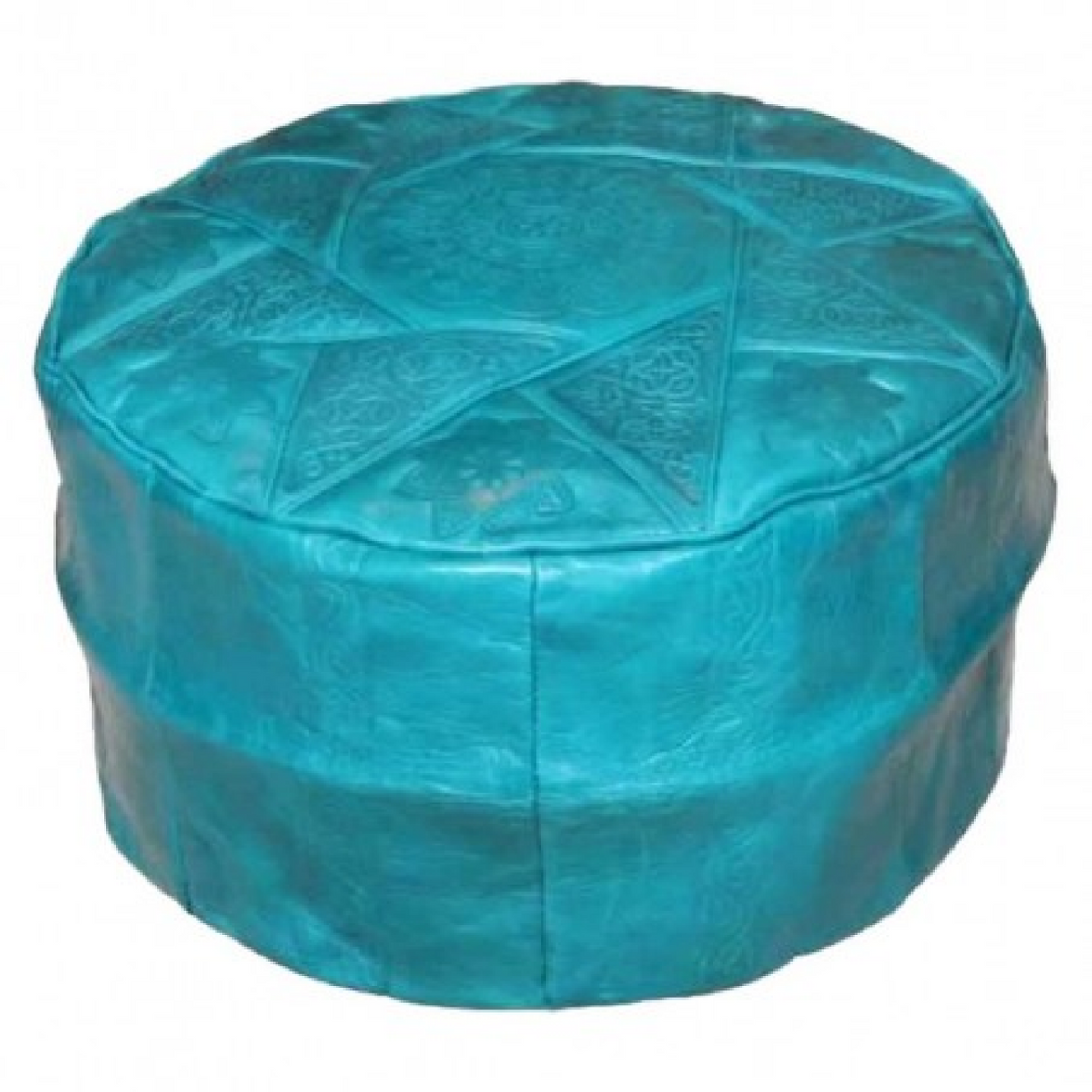 Leather Pouf XLG