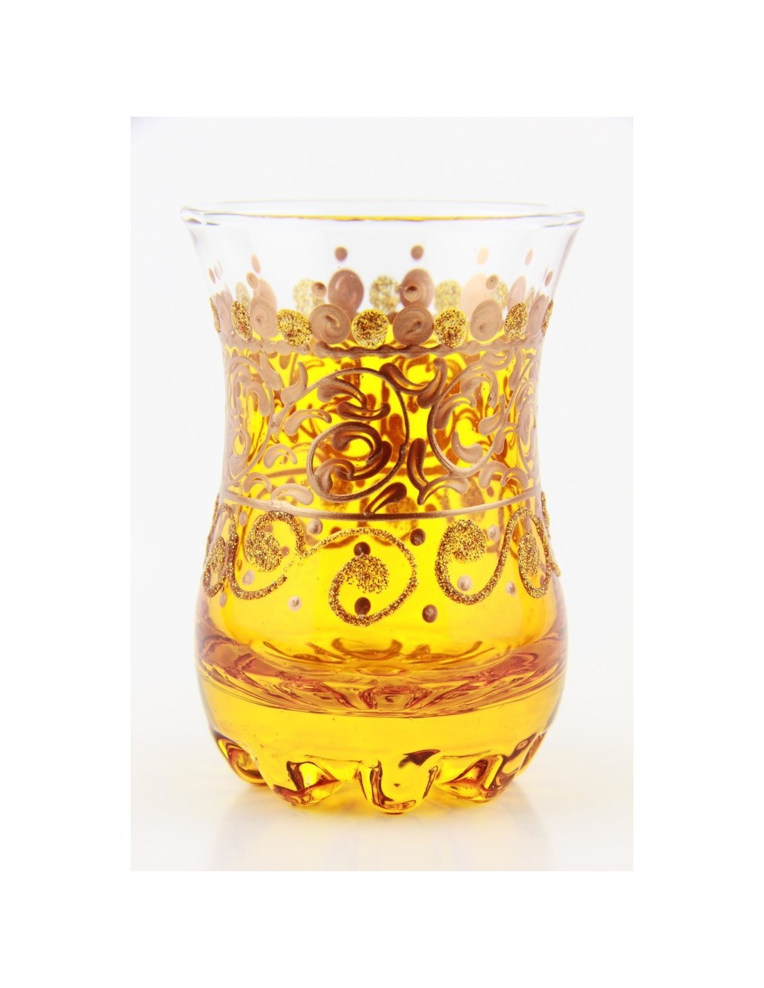 Jewel-Hued Tunisian Tea Ceremony Glass Set - Magic Hour